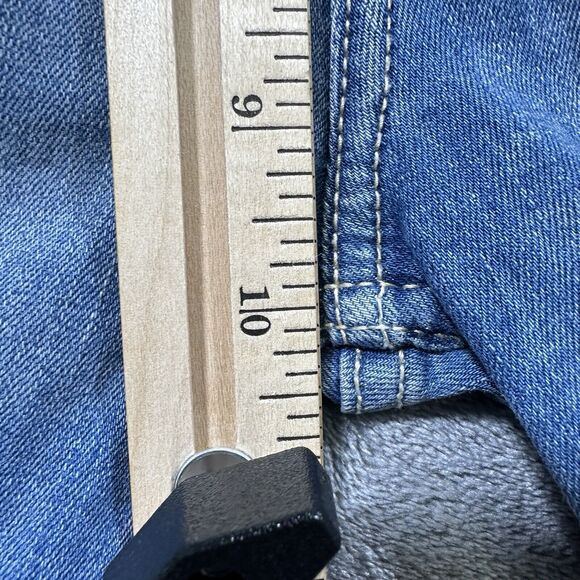 Hollister Jeans Women’s 3R 26x30‎ Blue High Rise Super Skinny Distressed NWT - Picture 12 of 14